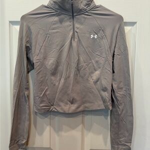 Under Armour Light Gray Half-zip jacket